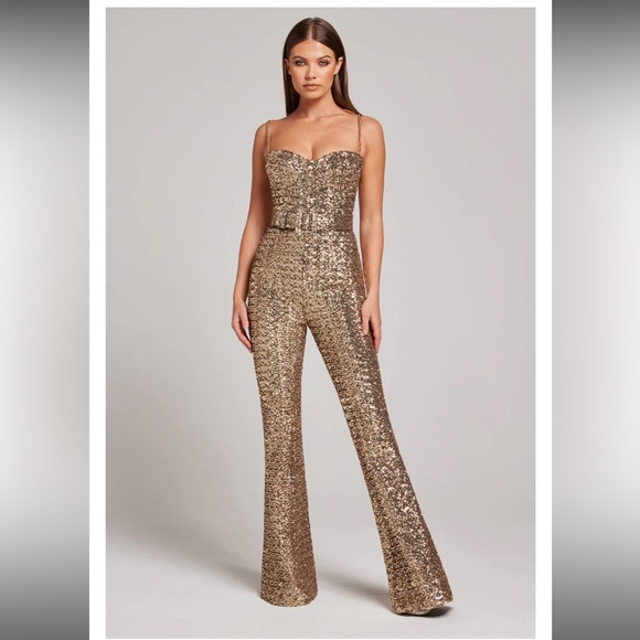 Nadine Merabi Jumpsuit S/M 6 - Picture 2 of 4